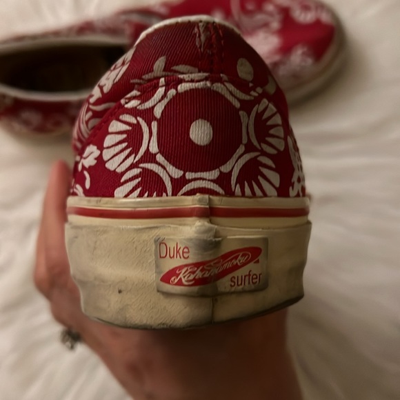 Vans Duke Kahanamoku Red and White Mens 5.5 Women’s 7 - Picture 3 of 9